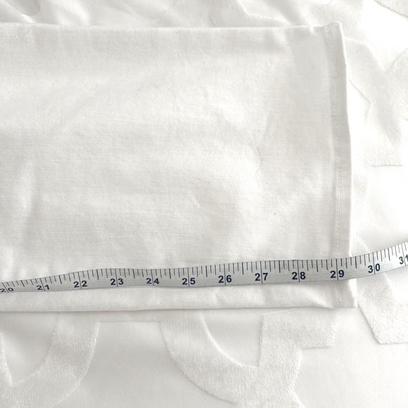 Talbots High Waist Straight Leg White 5 Pocket Jeans. Made w/2% Spandex. Size 16 - Picture 11 of 11